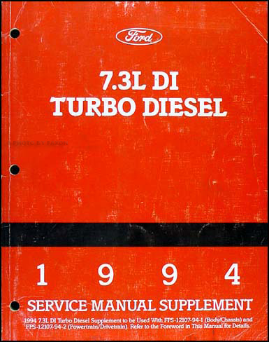 Ford e350 diesel owners manual #2