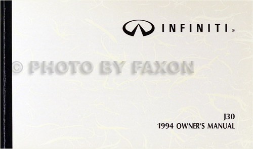 1995 Infiniti Q45 Owners Manual 1995 Infiniti Q45 Owners Manual