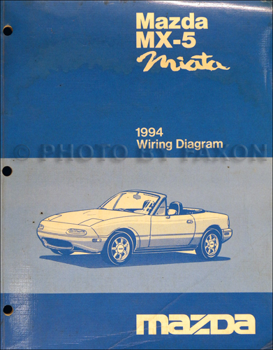 1994 Mazda Mx Miata Electrical Wiring Diagram Original