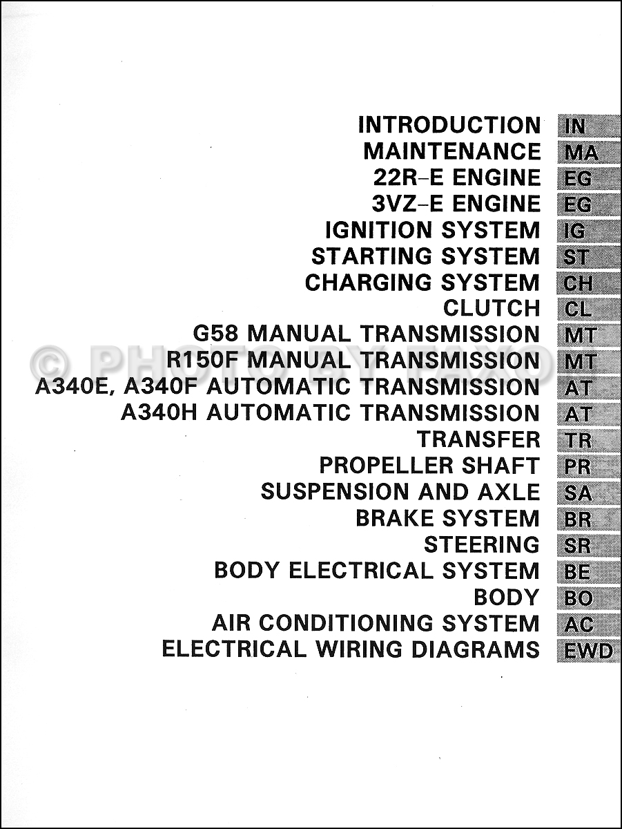 1994 toyota 4runner repair manual #1