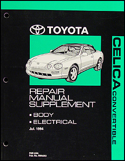 1995 toyota celica repair manual #5