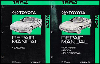 1994 Toyota MR2 Wiring Diagram Manual Original