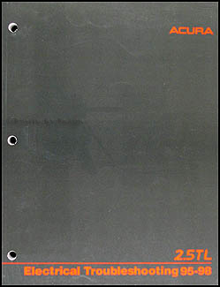 1995-1998 Acura 2.5 TL Electrical Troubleshooting Manual Original Acura