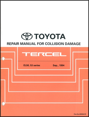 1995 manual repair tercel toyota #3