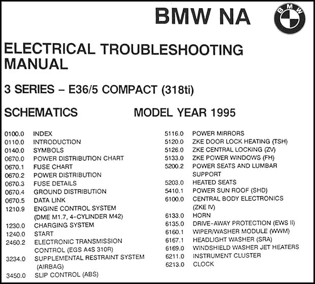 Bmw 318ti electrical troubleshooting manuals #2