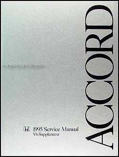 1995 Honda accord service manual #4