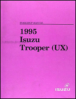 1995 Isuzu Trooper Air Bag Repair Shop Manual Supplement Original