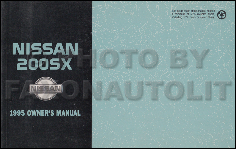 Nissan 200sx se owners manual #7