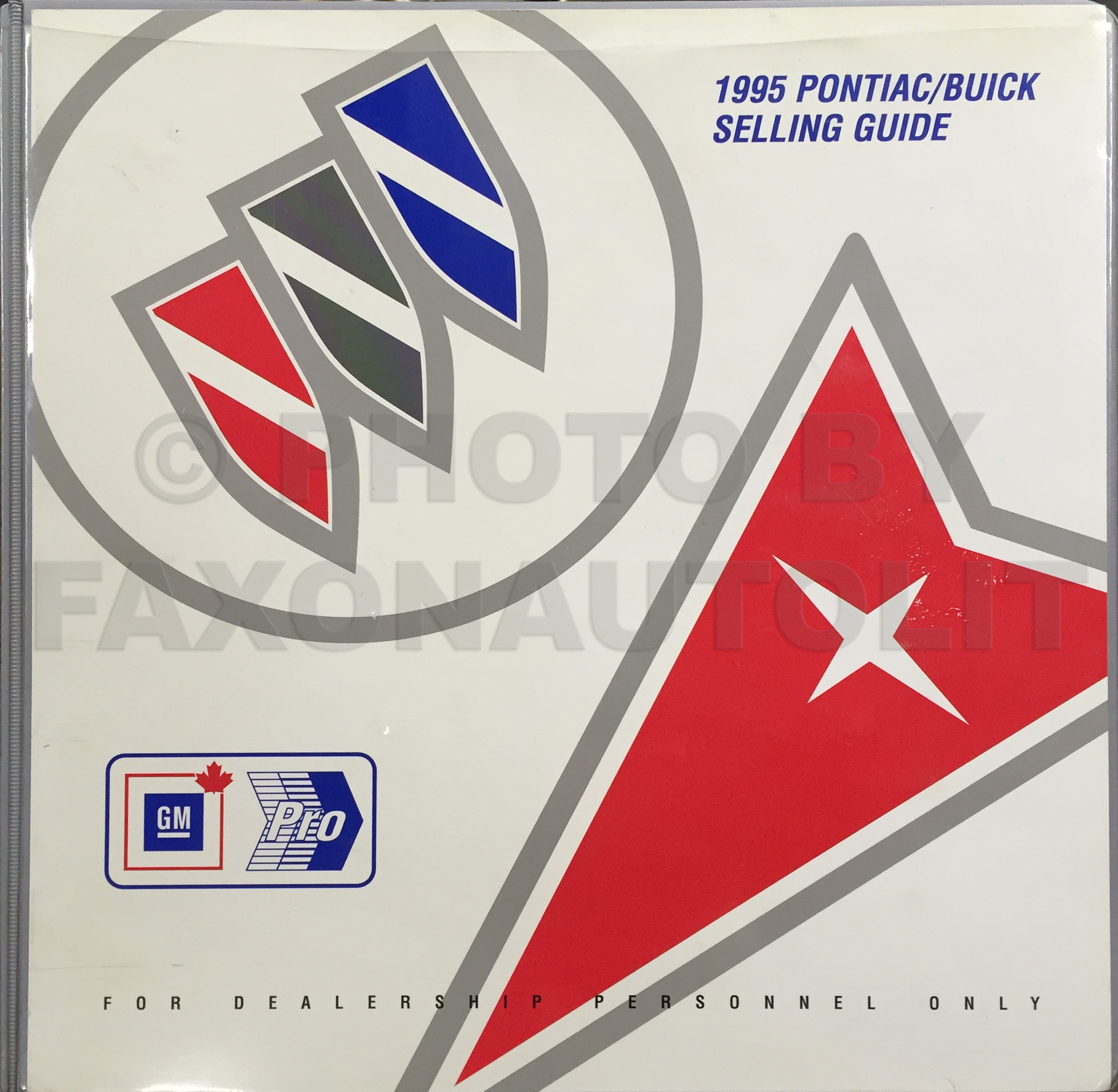 1995 Pontiac & Buick Selling Guide Manual Original Canadian. 1966 Cadillac  Body Repair Manual Reprint