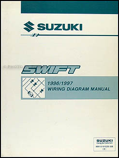 1996-1998 Suzuki Swift Wiring Diagram Manual Original