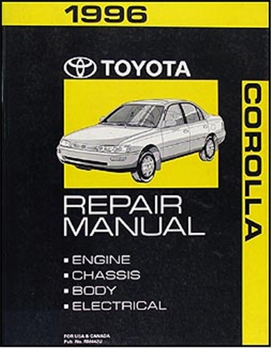 1996 toyota corolla service repair manual #2