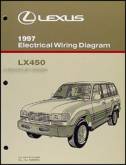 1997 Lexus LX 450 Wiring Diagram Manual Original
