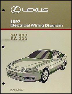 1997 Lexus Original Sales Catalog 97 GS/ES/LS/SC 300/400/LX 450