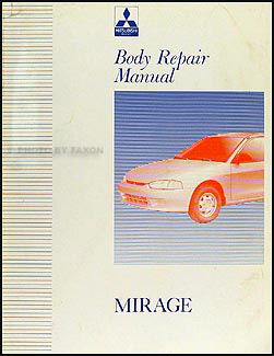 1997-2002 Mitsubishi Mirage Body Manual Original Mitsubishi