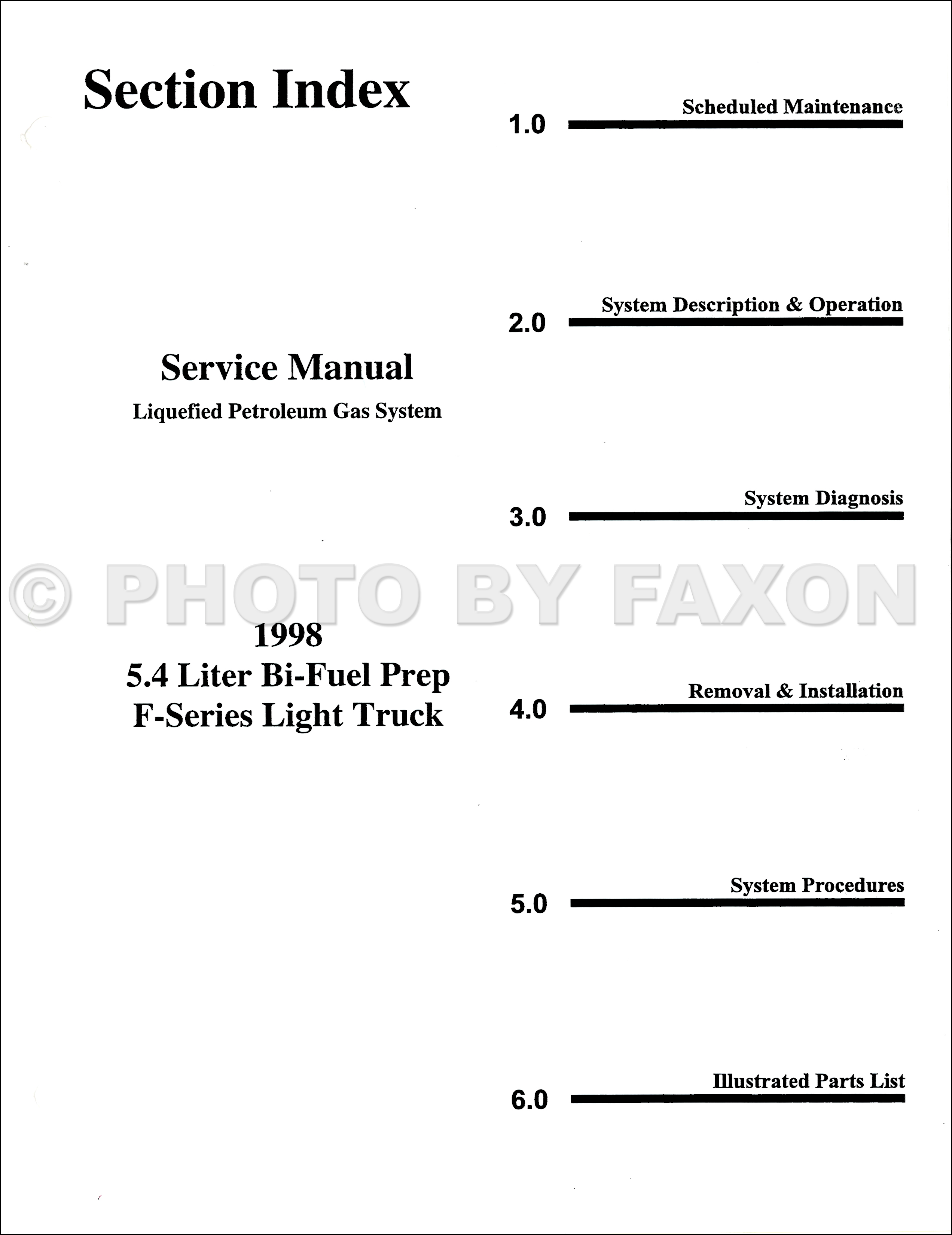 1998 Owners Manual Ford F150 Download