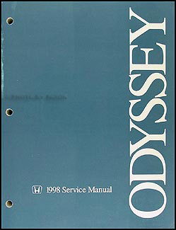 Honda odyssey 1998 repair manual #2