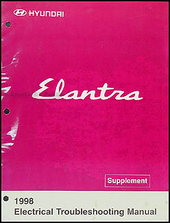 1998 Hyundai Elantra Electrical Troubleshooting Manual Reprint Hyundai