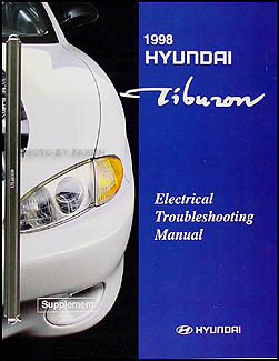 1998 Hyundai Tiburon Owners Manual Hyundai