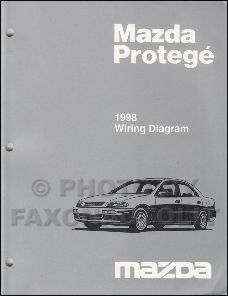 1998 Mazda Protege Wiring Diagram Manual Original