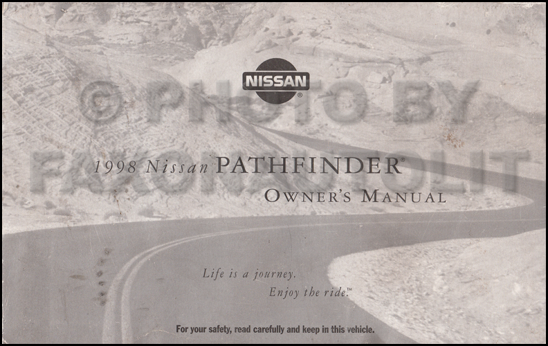 1998 Nissan pathfinder user manual #9
