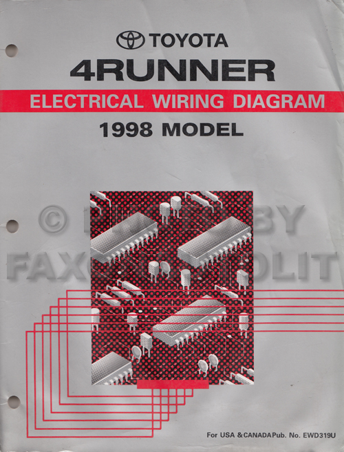 1998 toyota 4runner stereo wiring diagram information