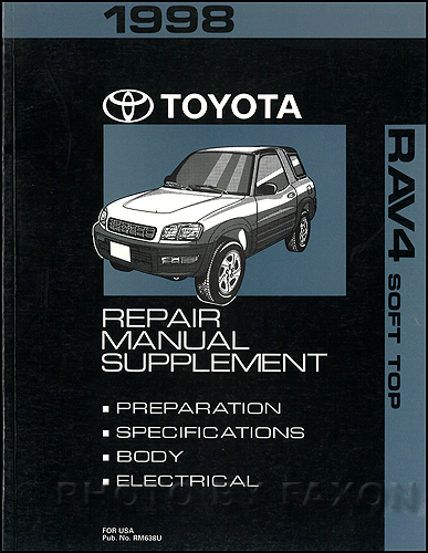 1998 toyota rav4 factory service repair manual #3