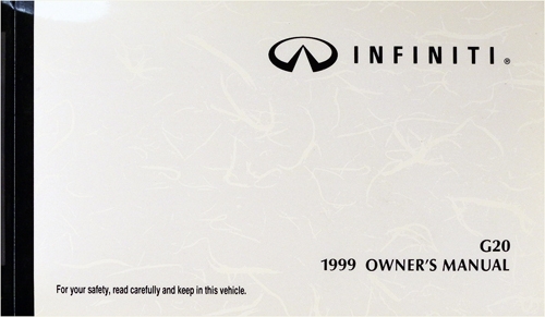 1999 Infiniti G20 Owner's Manual Original (1999)