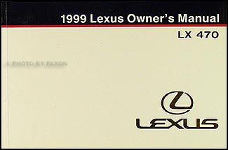 1999 Lexus LX 470 Owners Manual Original lexus lx 470 wiring diagram 