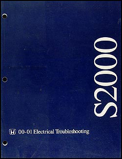 2001 Honda s2000 owners manual #7