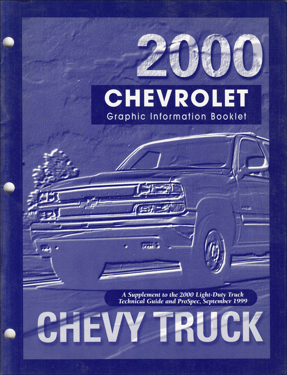 2000 Chevy & GMC Repair Shop Manual Original Set Silverado, Sierra