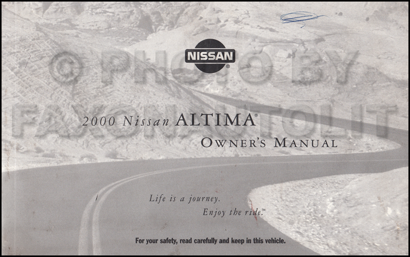 2000 Nissan altima service manual #3