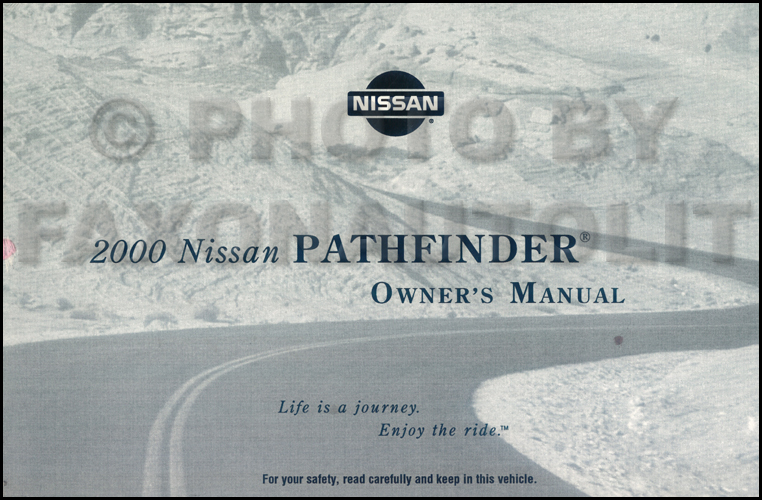 2000 Nissan pathfinder user manual #8