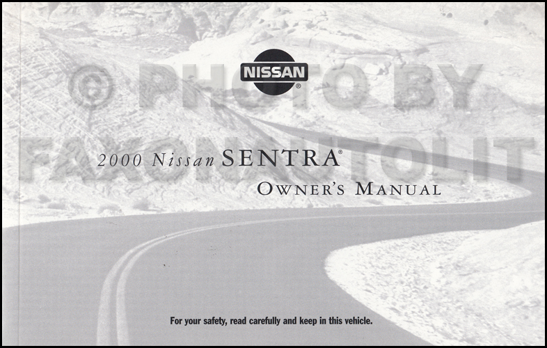 2000 Nissan sentra shop manual #8