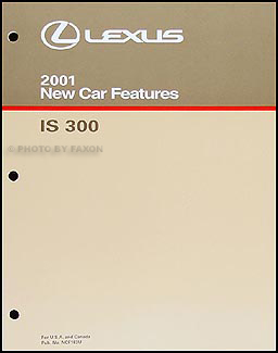 2001 Lexus IS 300 Wiring Diagram Manual Original