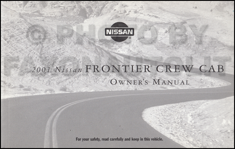 2001 Nissan frontier user manual
