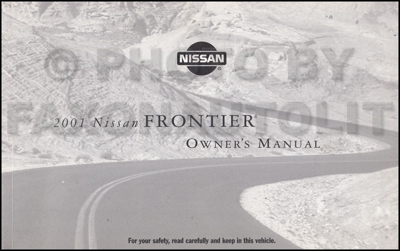 2001 Nissan frontier shop manual #5