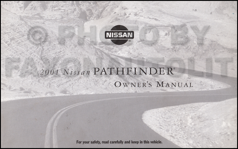 2001 Nissan pathfinder maintenance guide #3