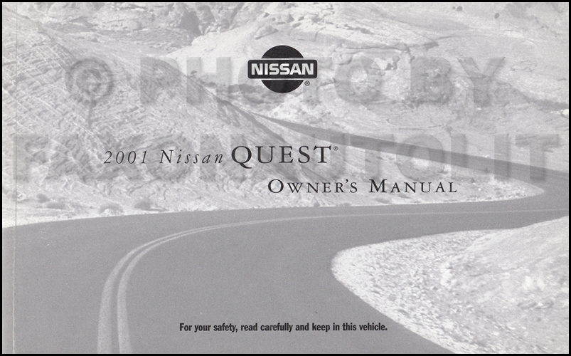 2001 Nissan quest parts manual #8