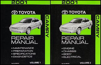 2001 Toyota Camry Wiring Diagram Manual Original