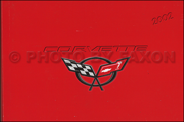 2002 Chevy Corvette Owner's Manual Original Chevrolet