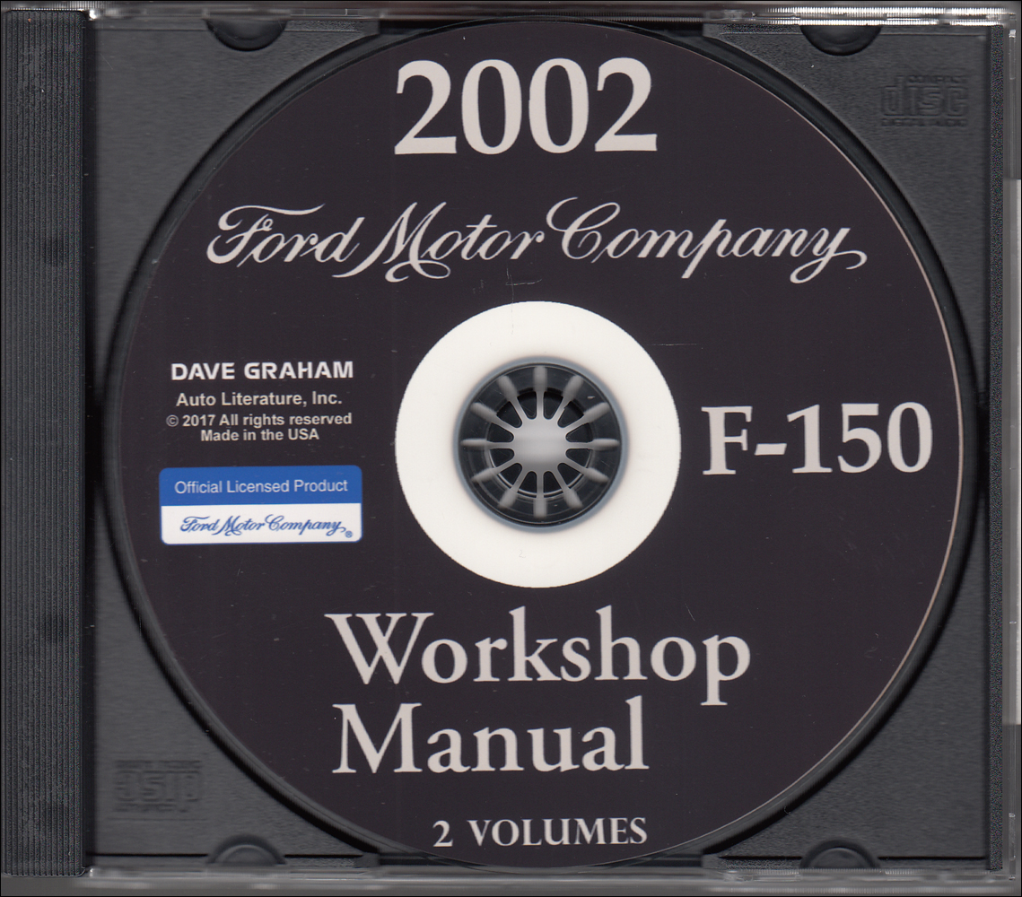 2002 ford f 150 f150 truck service shop manual set oem 2 volume setand the wiring diagrams manual