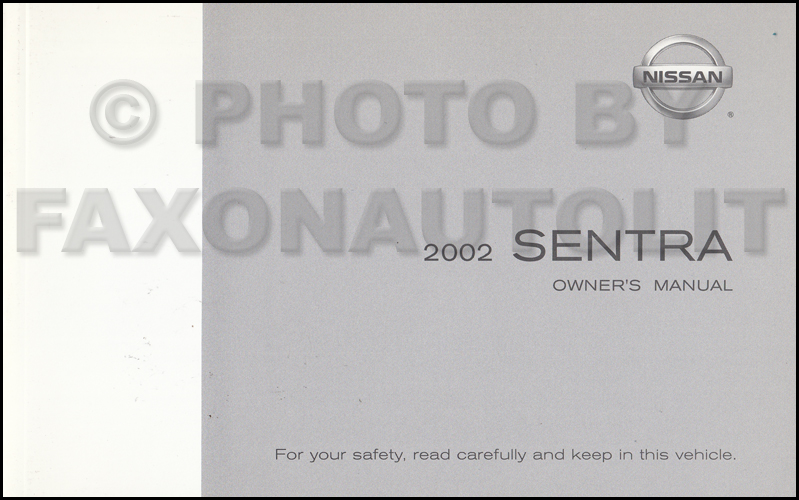 Shop manual nissan sentra 2002 #7