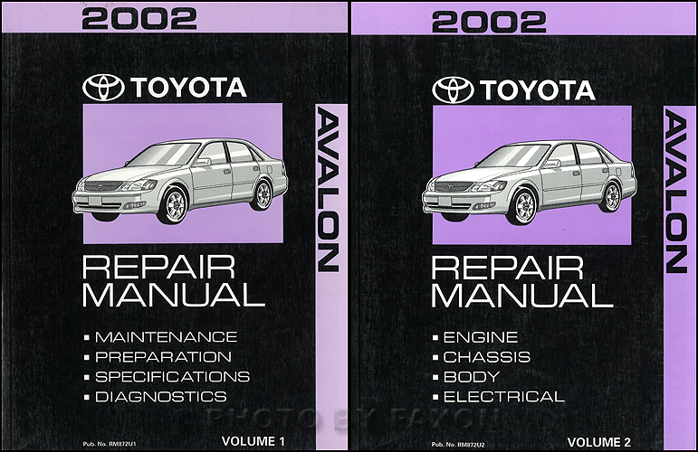 2002 Toyota Avalon Wiring Diagram Manual Original