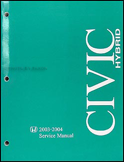 2004 Civic honda hybrid manual repair #2