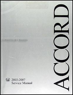 2006 Honda accord chilton manual #5