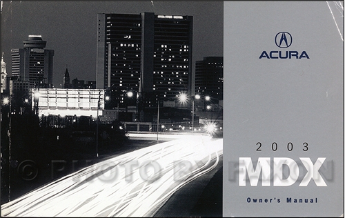 ACURA MDX 2004 OWNERS MANUAL Pdf Download