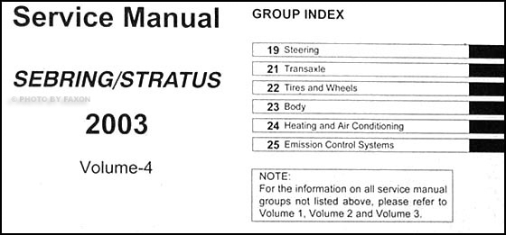 2003 Chrysler sebring sedan reviews #3