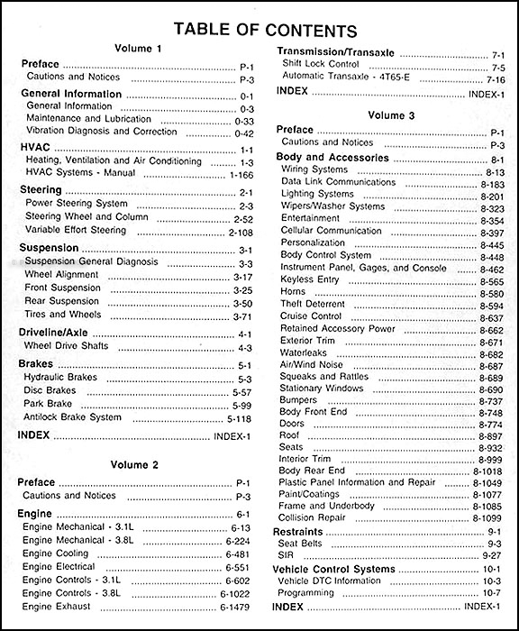 pontiac prix manual grand repair