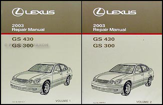 2003 Lexus GS 300 & GS 430 Wiring Diagram Manual Original 1994 lexus gs300 wiring diagrams 