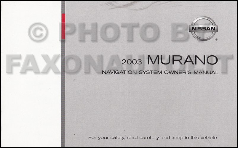 Nissan murano navigation system manual #2